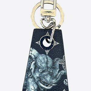 Louis Vuitton Chapman Brothers Navy & Cream Monogram Keychain